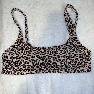 Target bikini top cheetah/leopard print
